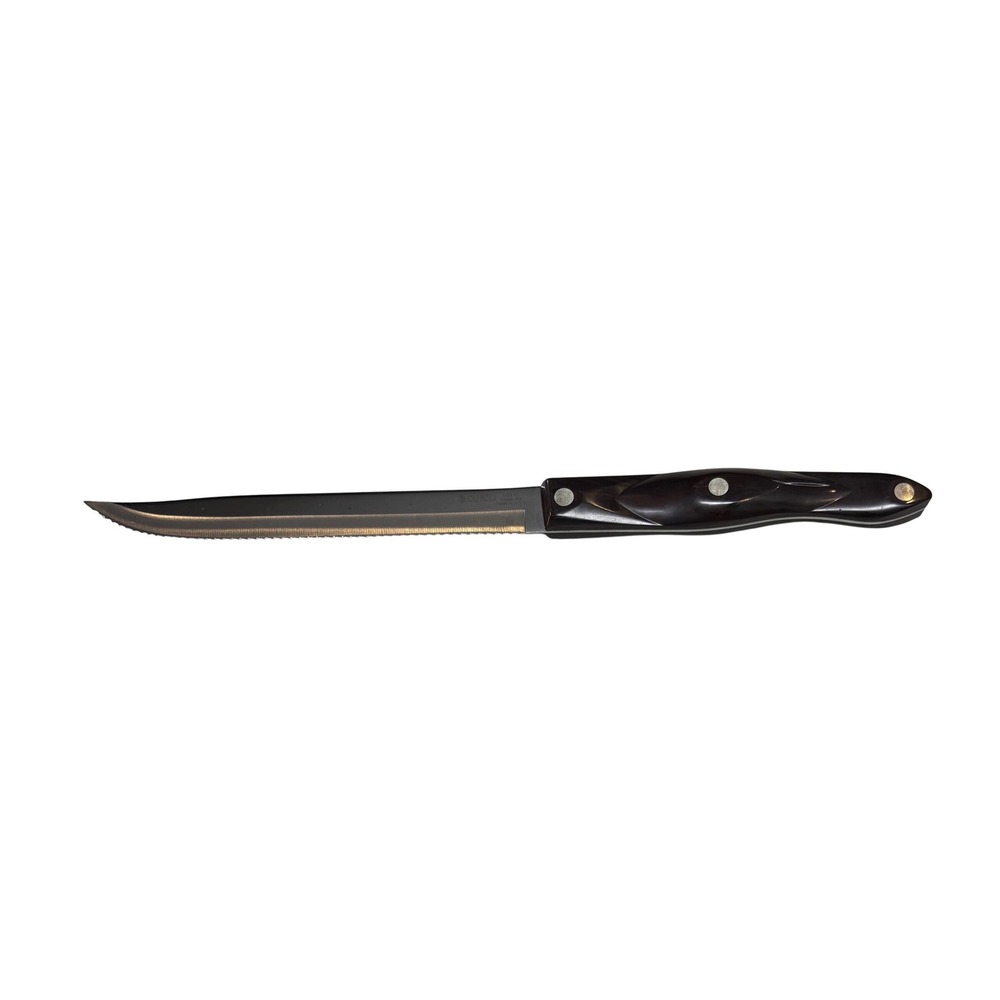 Cutco 1729 KI Slicer Knife 7 inch Serrated blade Brown Marbled Handle